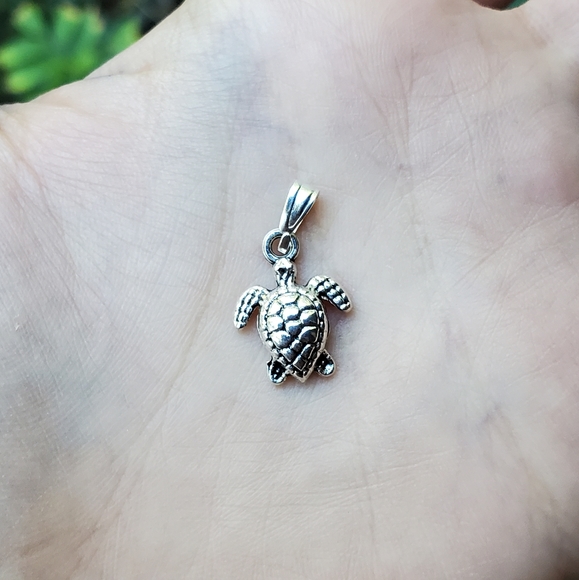 New Silver Turtle Charm - Picture 3 of 10